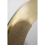 Зеркало золотое со вставками в виде геометрических фигур варинант исполнения - 3 | Loft Concept в Челябинске