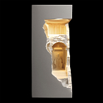 Встраиваемый в стену гипсовый светильник под покраску в античном стиле Antiquity Athena варинант исполнения - 7 | Loft Concept в Челябинске