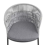 Кресло с декоративным плетением на спинке и подлокотниках Armchair Weaving варинант исполнения - 5 | Loft Concept в Челябинске