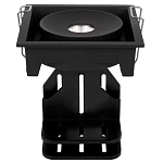 Встраиваемый спот светодиодный черного цвета квадратной формы из металла Pure Square варинант исполнения - 4 | Loft Concept в Челябинске