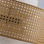 Подвесной светильник с декоративным поясом из плетеного бамбука Biuloggicu варинант исполнения - 9 | Loft Concept в Челябинске