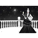 Megan Hess. Te Lttle Blk Dess варинант исполнения - 3 | Loft Concept в Челябинске