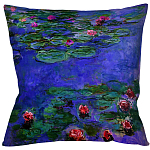 Подушка декоративная с цветочным принтом Impressionism in Art варинант исполнения - 2 | Loft Concept в Челябинске