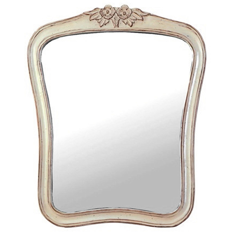 Настенное зеркало в деревянной состаренной раме Martine Wall Mirror Бежевый Коричневый Настенное зеркало в деревянной состаренной раме Martine Wall Mirror Бежевый Коричневый в Челябинске | Loft Concept
