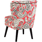 Кресло Harper Paisley Armchair Red варинант исполнения - 7 | Loft Concept в Челябинске