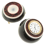 Часы настольные в виде шара из натурального камня Ball Stone Clock варинант исполнения - 8 | Loft Concept в Челябинске