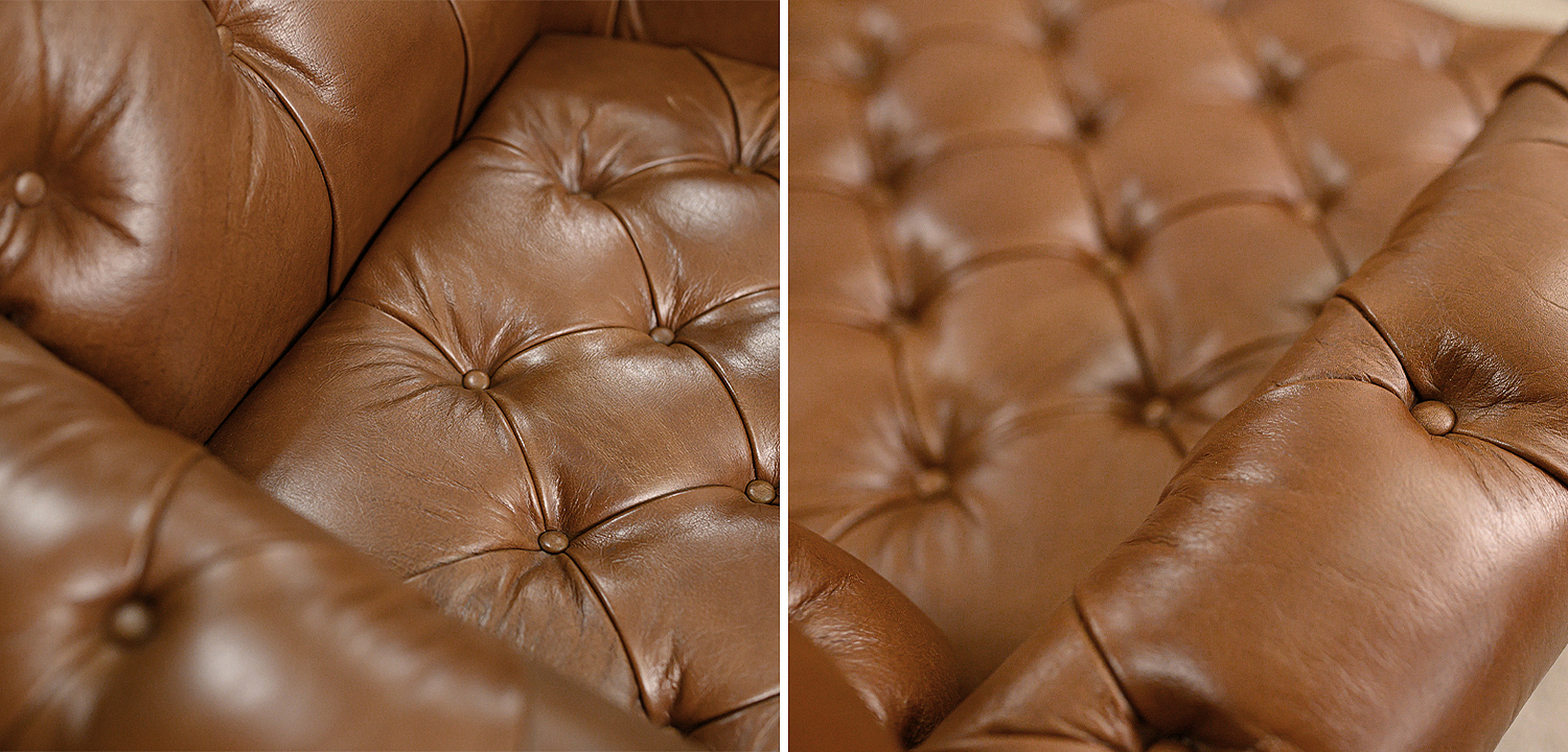 Кресло кожаное Bastien Leather Brown Armchair Кресло кожаное Bastien Leather Brown Armchair - Loft-Concept в Челябинске