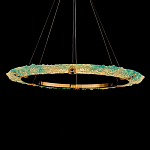 Люстра в форме кольца с цветочным декором Warm Heavenly Light варинант исполнения - 3 | Loft Concept в Челябинске