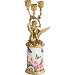 Фарфоровый подсвечник Лебедь с ангелом Asse варинант исполнения - 1 | Loft Concept в Челябинске