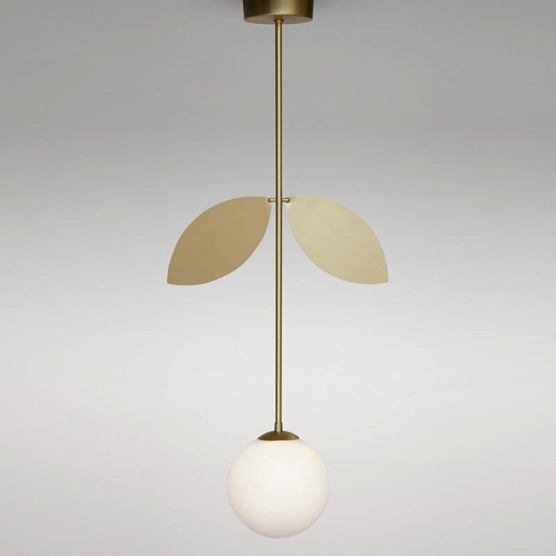 Люстра Areti Plant Pendant Золотой Белый Люстра Areti Plant Pendant Золотой Белый в Челябинске | Loft Concept