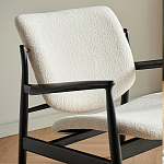 Кресло с каркасом и ножками из древесины и мягкими сиденьем и спинкой Venice варинант исполнения - 8 | Loft Concept в Челябинске