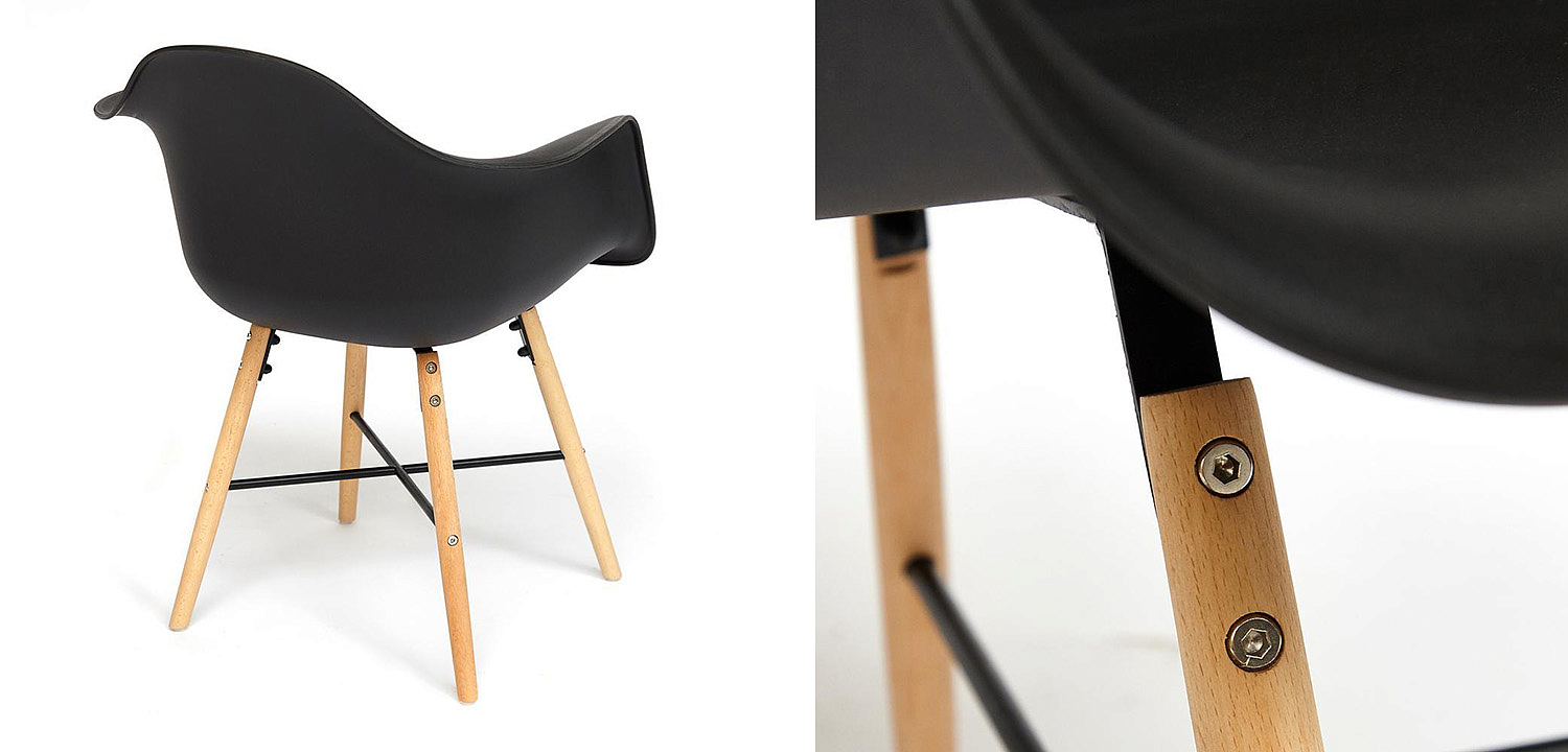 Стул DAW black Стул DAW black - Loft-Concept в Челябинске