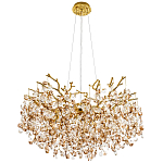 Люстра с хрустальными подвесками Fairytree Gold Crystal Chandelier 10 варинант исполнения - 2 | Loft Concept в Челябинске