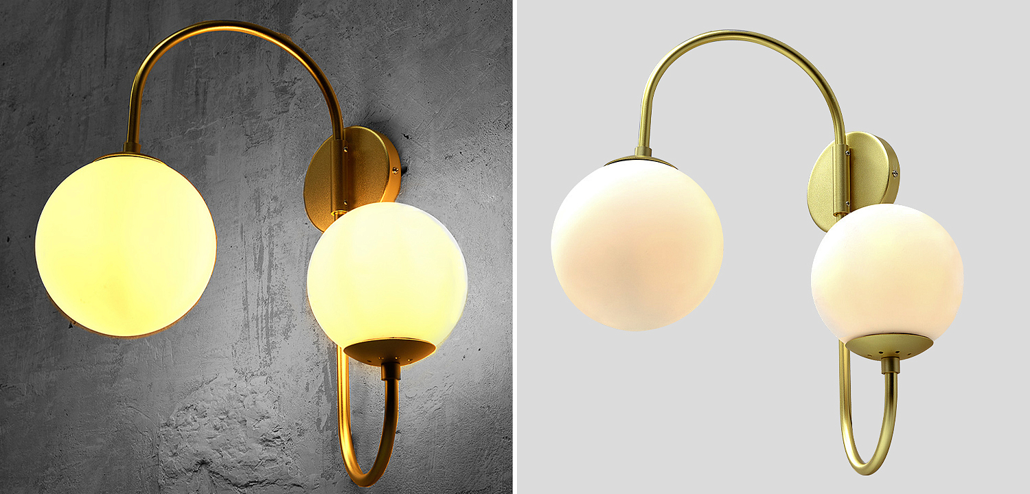 Бра Gooseneck Pelle Gold Wall Lamp Бра Gooseneck Pelle Gold Wall Lamp - Loft-Concept в Челябинске