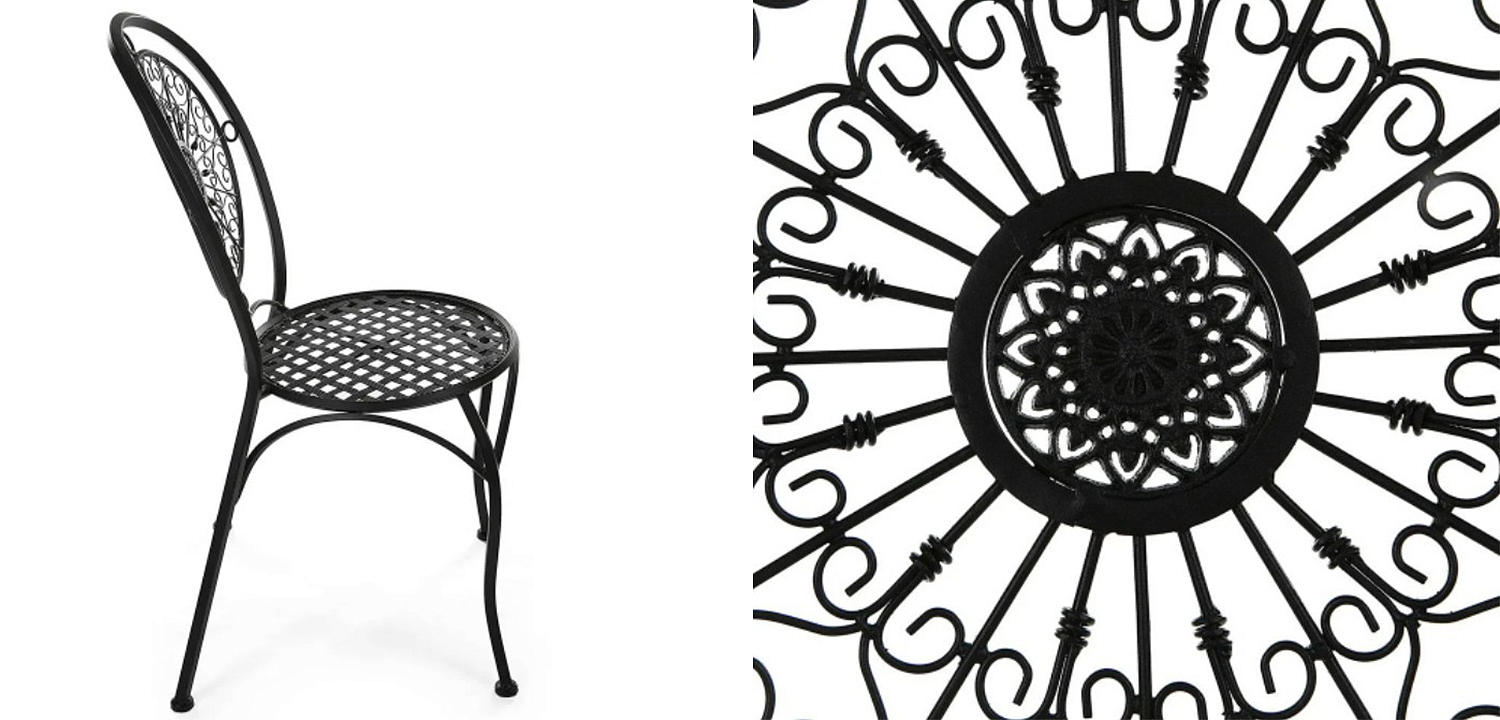 Стул Forged Patterns Anita Black Стул Forged Patterns Anita Black - Loft-Concept в Челябинске