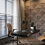 Гипсовая 3D панель с принтографией PM-22 варинант исполнения - 3 | Loft Concept в Челябинске