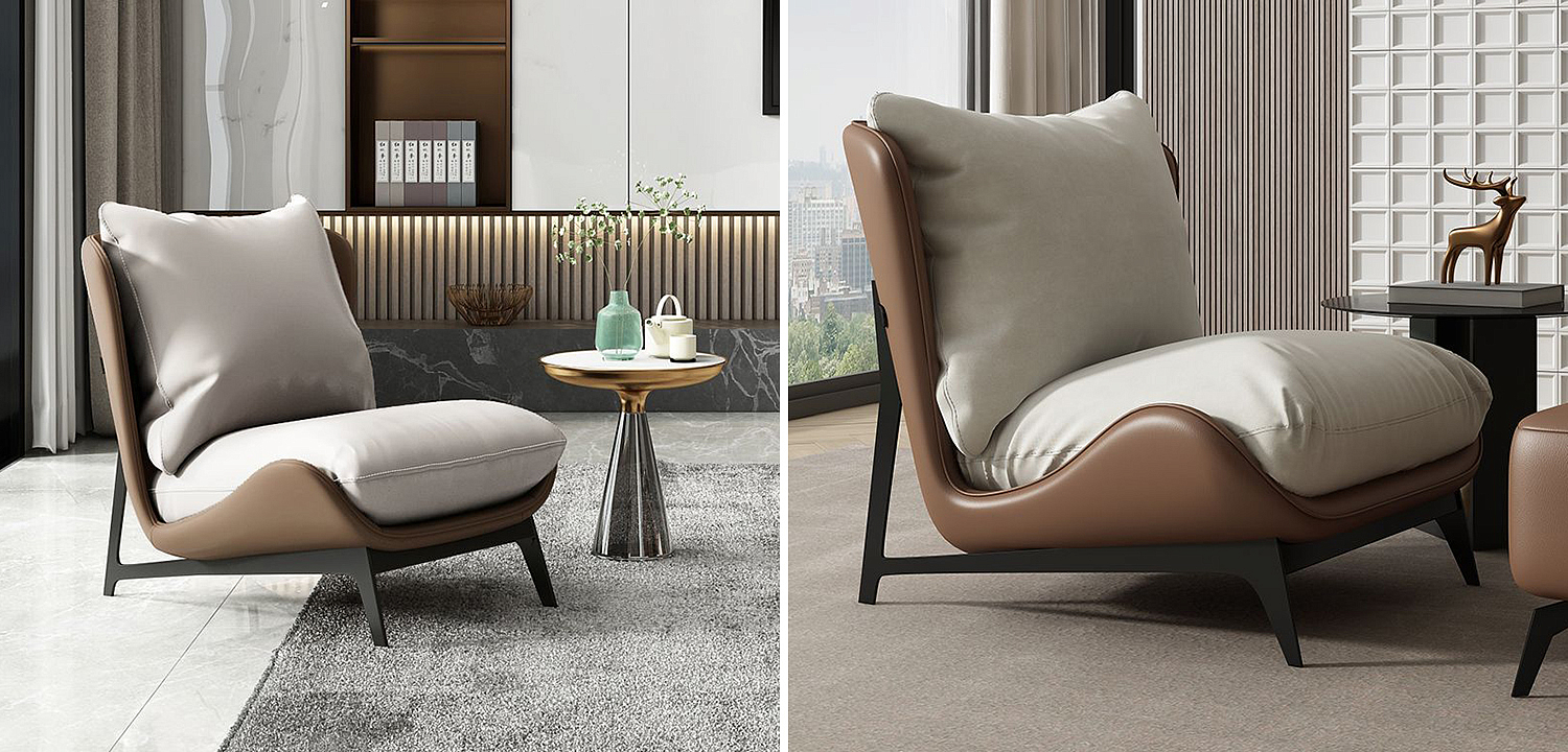 Кресло Maxwell White Textile Leather Armchair Кресло Maxwell White Textile Leather Armchair - Loft-Concept в Челябинске