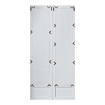 Зеркало-окно с эффектом старения в венецианском стиле Venetian White Mirror варинант исполнения - 2 | Loft Concept в Челябинске