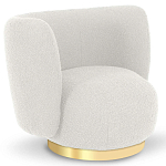 Кресло с обивкой букле Ambrose Boucle Armchair варинант исполнения - 1 | Loft Concept в Челябинске