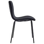 Стул черный с обивкой из велюра Black Archie Chair варинант исполнения - 1 | Loft Concept в Челябинске