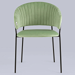 Стул в велюре фисташкового цвета Horizon варинант исполнения - 3 | Loft Concept в Челябинске