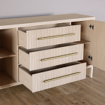 Буфет Primo с тремя ящиками и двумя фасадами Светлый дуб варинант исполнения - 5 | Loft Concept в Челябинске