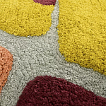 Чехол на подушку с рисунком горчичного цвета Elan Textured варинант исполнения - 6 | Loft Concept в Челябинске