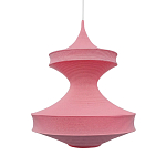 Подвесной вязаный розовый светильник «Моника» варинант исполнения - 1 | Loft Concept в Челябинске