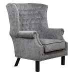 Кресло Charlie Armchair grey velour варинант исполнения - 1 | Loft Concept в Челябинске