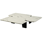 Стол журнальный низкий с фигурной столешницей Threshold варинант исполнения - 1 | Loft Concept в Челябинске