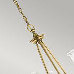 Люстра с прозрачными плафонами из пузырчатого стекла Kichler варинант исполнения - 5 | Loft Concept в Челябинске