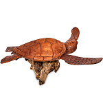 Статуэтка деревянная в виде морской черепахи Marine Reptiles варинант исполнения - 2 | Loft Concept в Челябинске