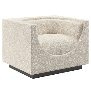 Дизайнерское комфортное Кресло с высокими подлокотниками Sharon Armchair