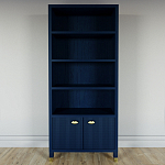 Книжный Стеллаж Elsa Dreams Blue с задней стенкой варинант исполнения - 5 | Loft Concept в Челябинске