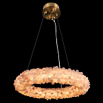 Люстра кольцевая с частичками натурального горного хрусталя Crystal Shimmer варинант исполнения - 1 | Loft Concept в Челябинске