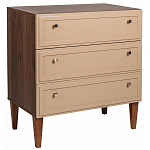 Комод бежевый из массива бука с 3-мя ящиками Wenge Light варинант исполнения - 1 | Loft Concept в Челябинске