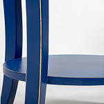 Синяя тумба на фигурных ножках Shelby варинант исполнения - 5 | Loft Concept в Челябинске