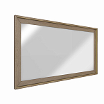 Зеркало прямоугольное с классической деревянной рамой Flowchart варинант исполнения - 1 | Loft Concept в Челябинске