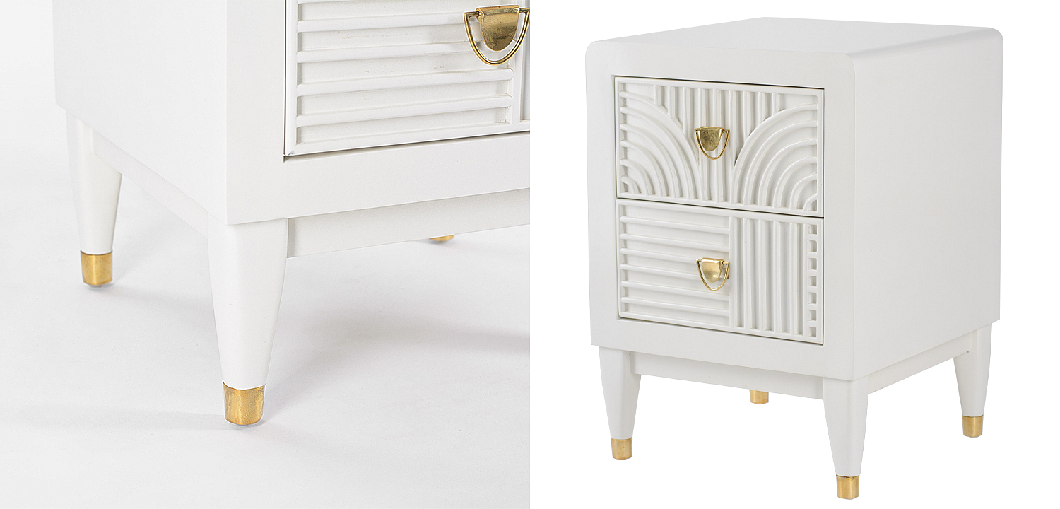 Тумба Seymour Bedside Table White Тумба Seymour Bedside Table White - Loft-Concept в Челябинске