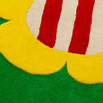 Дизайнерский ковер с цветами Poltronova Tappeto Prato Rug варинант исполнения - 6 | Loft Concept в Челябинске