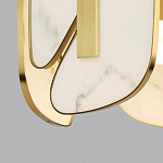 Люстра с мраморными вставками Marble Plates варинант исполнения - 4 | Loft Concept в Челябинске