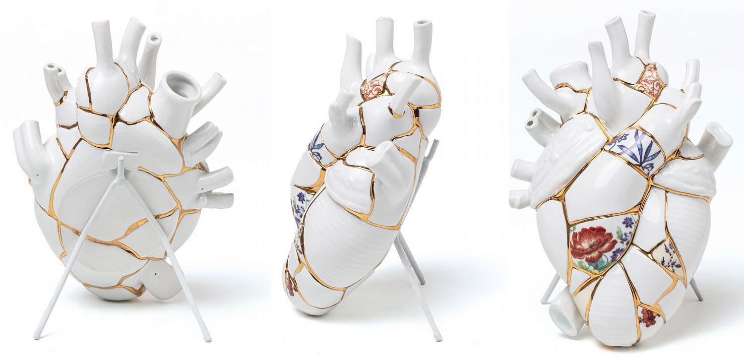 Ваза Seletti Love in Bloom Kintsugi Ваза Seletti Love in Bloom Kintsugi - Loft-Concept в Челябинске
