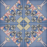 Плитка дизайнерская с узором Мангалоры варинант исполнения - 1 | Loft Concept в Челябинске