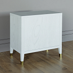 Прикроватная тумбочка с полкой Elsa Dreams White варинант исполнения - 4 | Loft Concept в Челябинске