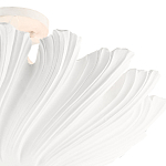 Потолочный светильник белый с рельефным абажуром Feminine Shape варинант исполнения - 1 | Loft Concept в Челябинске