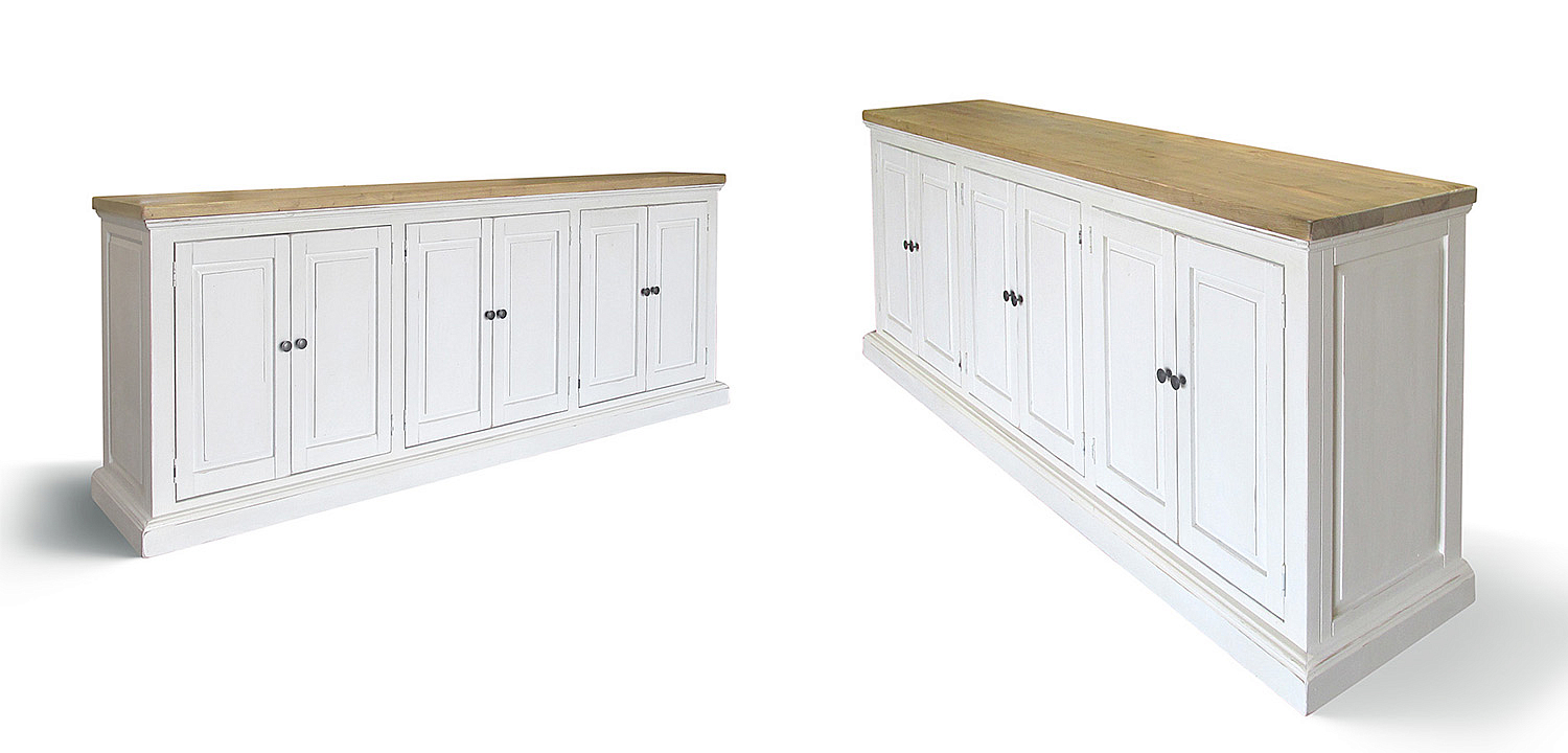 Комод длинный в стиле прованс Lazzaro Provence HARMONIE Antique White Белый Комод длинный в стиле прованс Lazzaro Provence HARMONIE Antique White Белый - Loft-Concept в Челябинске