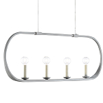 Люстра линейная в овальной раме Traditional Clean Lines варинант исполнения - 2 | Loft Concept в Челябинске