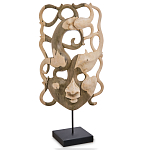 Маска ручной работы деревянная резная Roots Мask варинант исполнения - 1 | Loft Concept в Челябинске