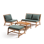 Садовый 2-х местный диван с каркасом из акации Green варинант исполнения - 4 | Loft Concept в Челябинске