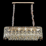 Люстра овальная с хрустальными подвесками Roul Crystal Light варинант исполнения - 1 | Loft Concept в Челябинске